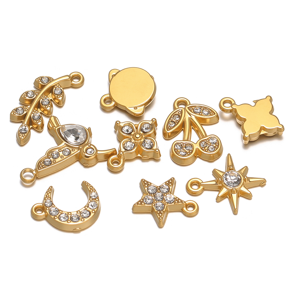 Jewelry Making 4 Year Old - Breloques en acier inoxydable, 5 pièces,