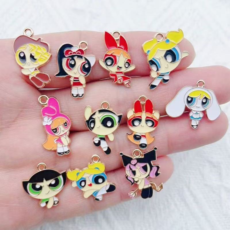 Jewelry Making Diy - 10 pendentifs en alliage motif fille