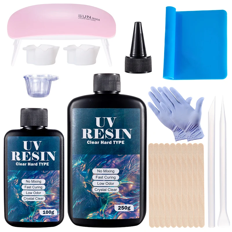 Jewelry Making Glue - Kit de colle en résine UV