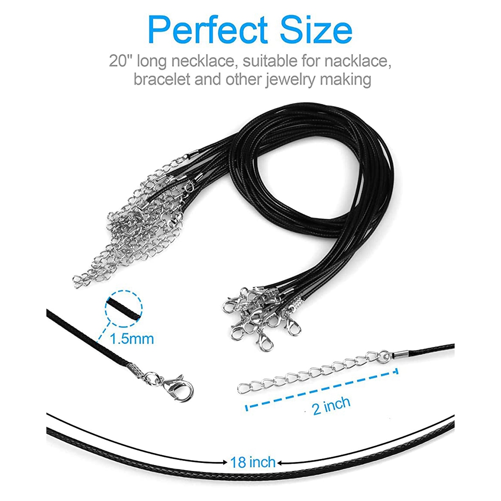 Jewelry Making Diy - ABQR 24 pièces collier de cordon,