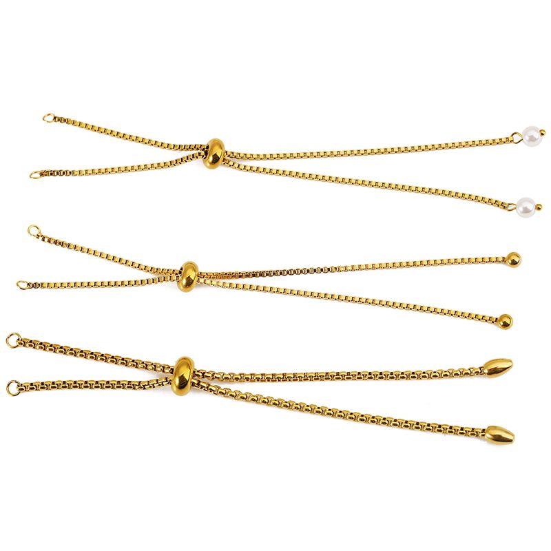 Jewelry Making Organizer Box - Lot de 3 chaînes extensibles réglables