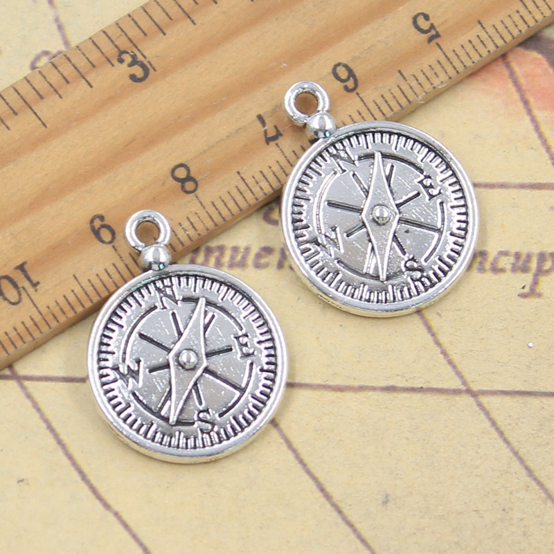 Jewelry Making Guide - 10 pièces breloques boussole Guide 27x20mm