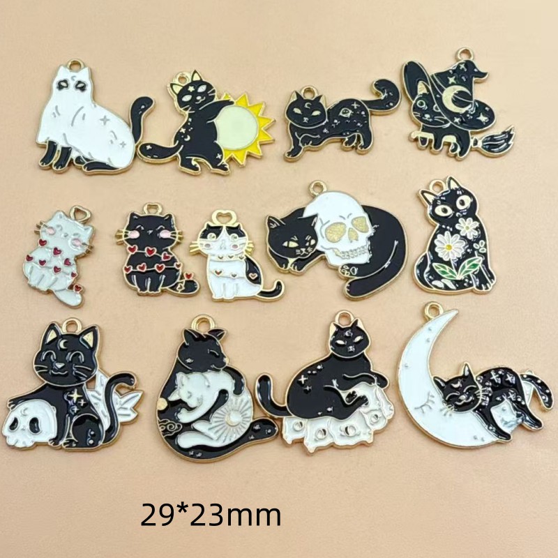Jewelry Making Diy - 10 Breloques Originales en Alliage Émaillé