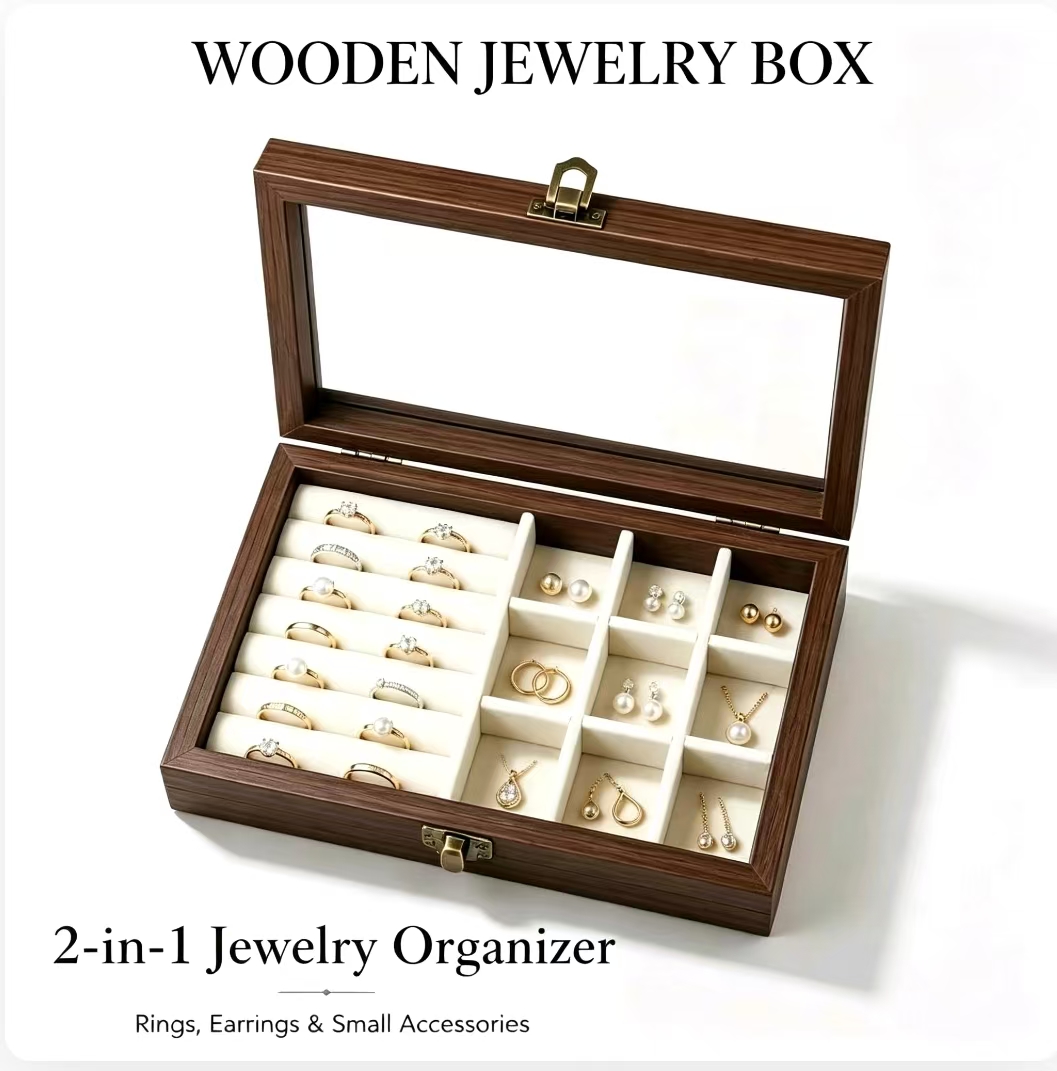 Jewelry Making Organizer Box - Organisateur de bijoux en velours à