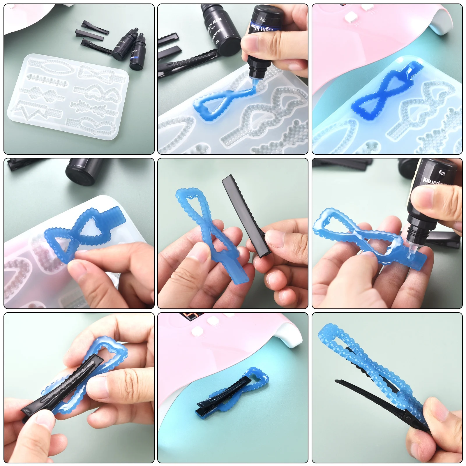 Colle résine UV 17 couleurs, 1 - Jewelry Making Glue avis et prix