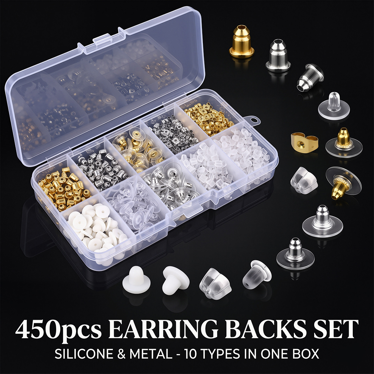 450 pièces de fermoirs pour bo - Jewelry Making Organizer Box avis et prix