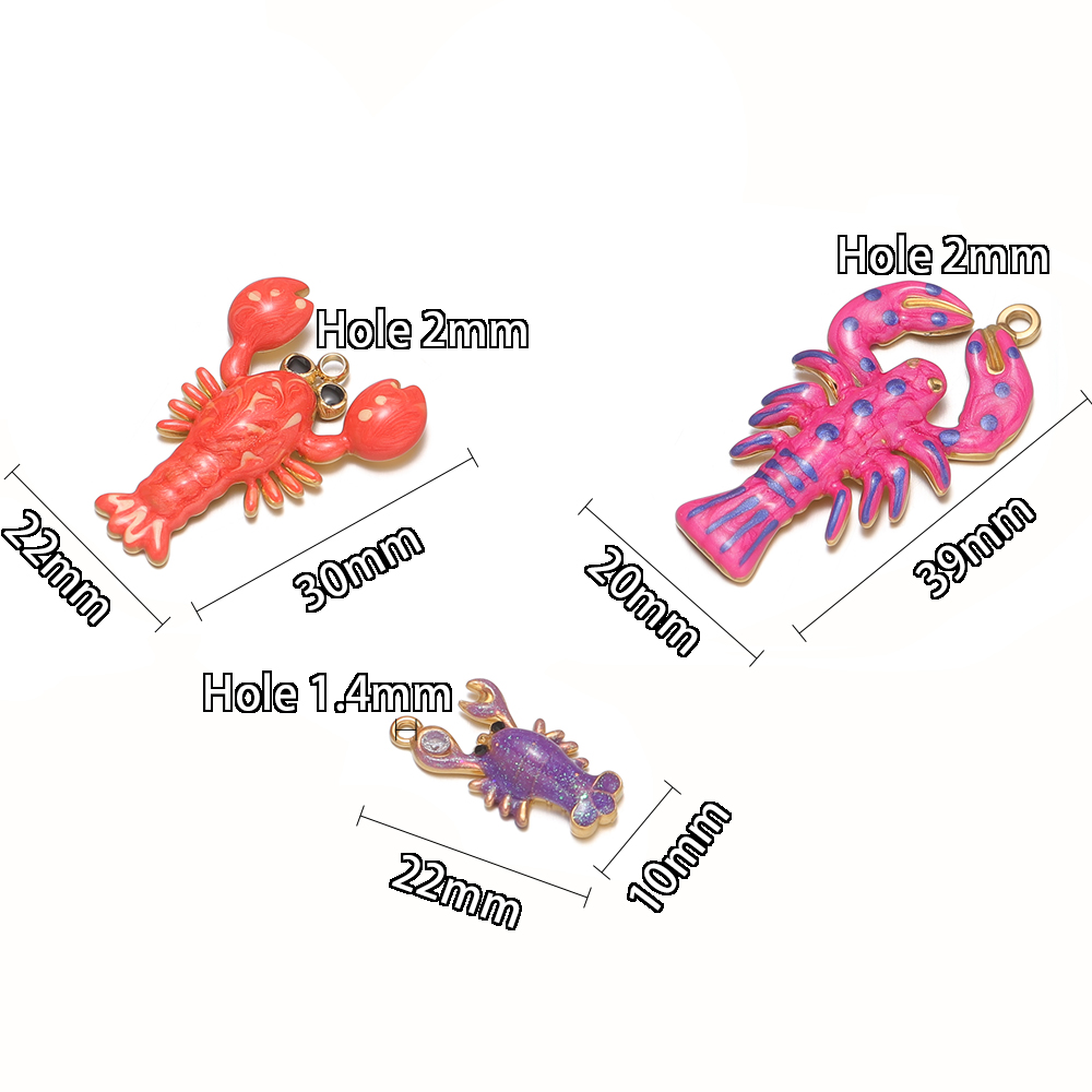4 Breloques Pendentifs Homard  - Jewelry Making 4 Year Old avis et prix