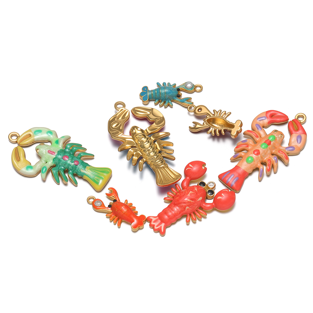 4 Breloques Pendentifs Homard  - Jewelry Making 4 Year Old avis et prix