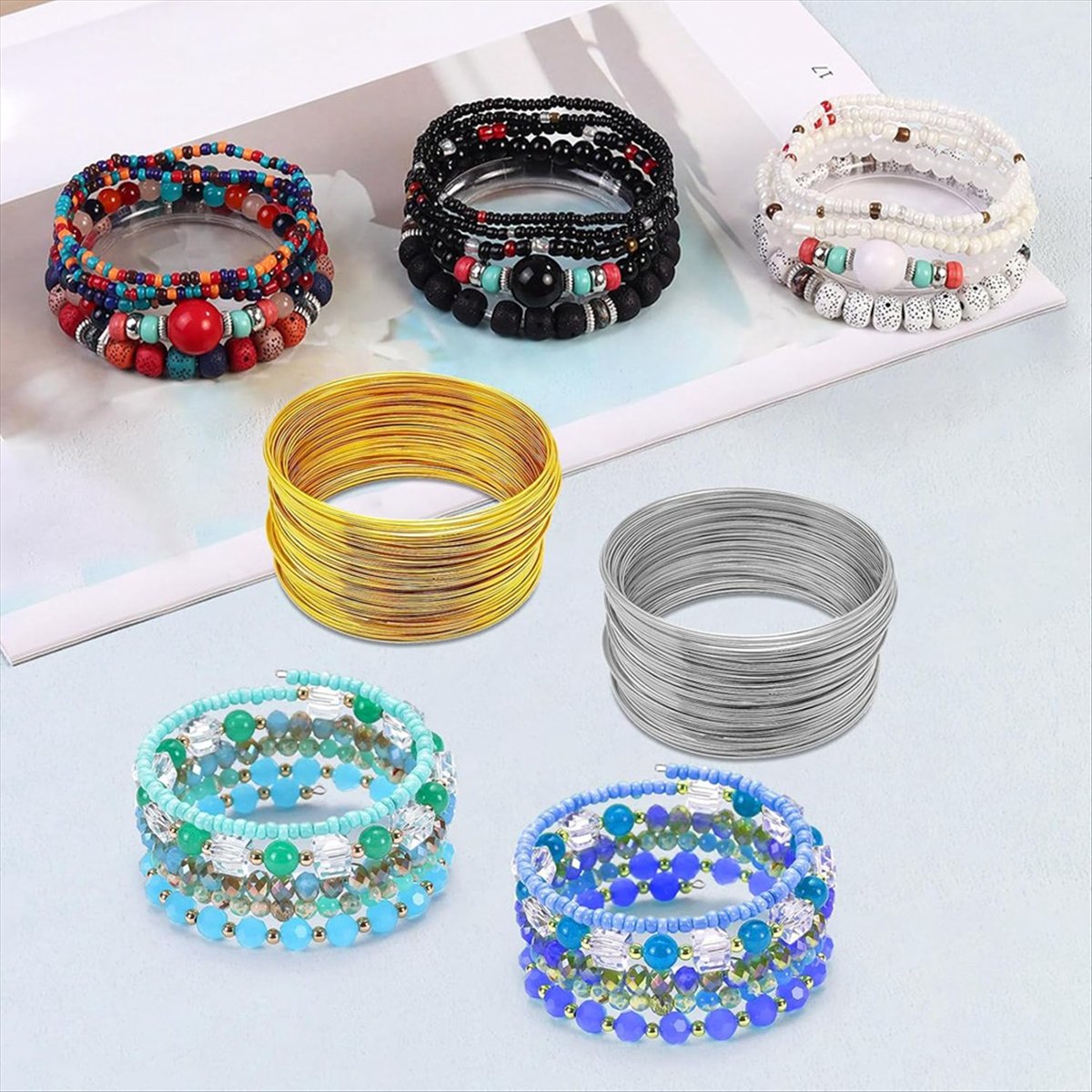 Fil à mémoire ABJS pour la fab - Memory Wire Bracelet avis et prix