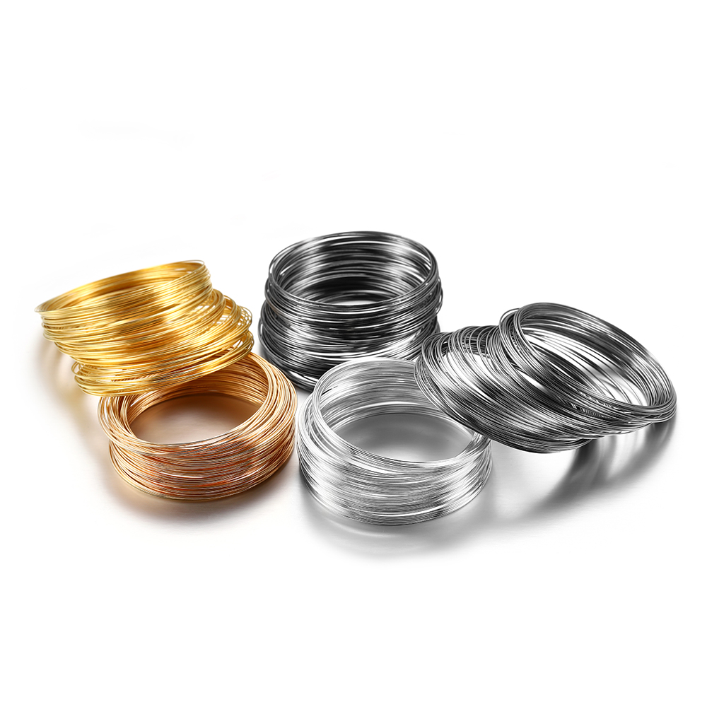 100 boucles/lot 0.6mm argent o - Memory Wire Bracelet avis et prix