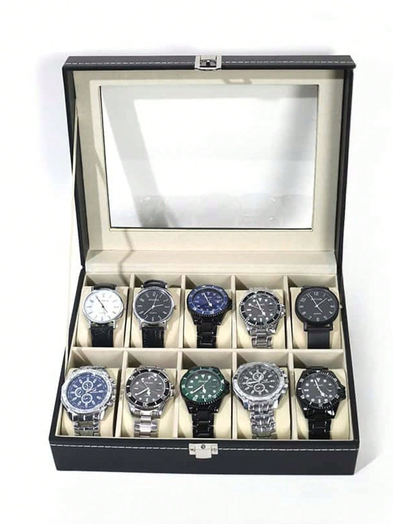 Boîte à montres en cuir avec s - Jewelry Making Organizer Box avis et prix