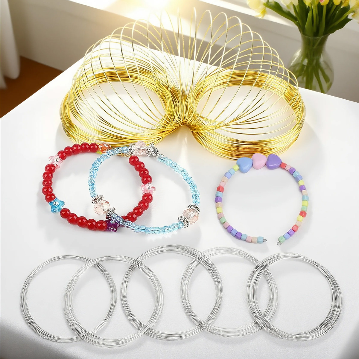 Fil Mémoire en Acier Inoxydabl - Memory Wire Bracelet avis et prix