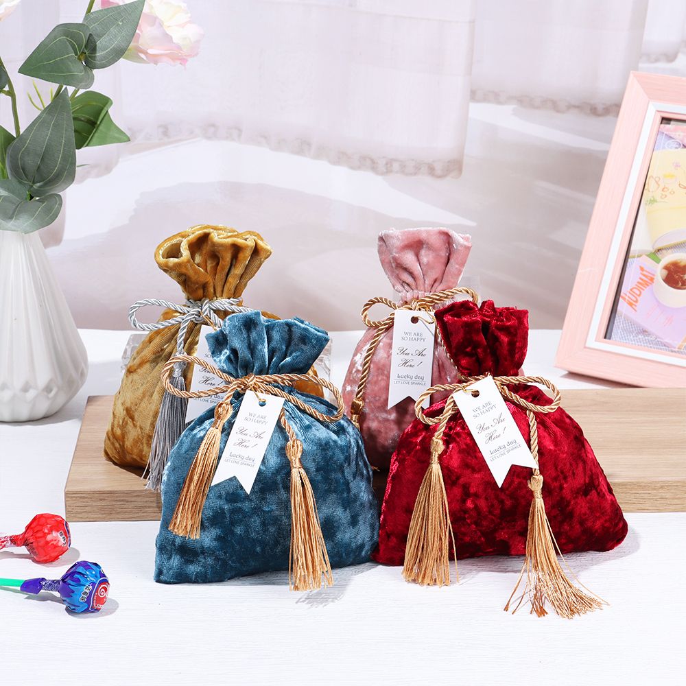 Sac à pompon en velours avec c - Jewelry Making Organizer Box avis et prix