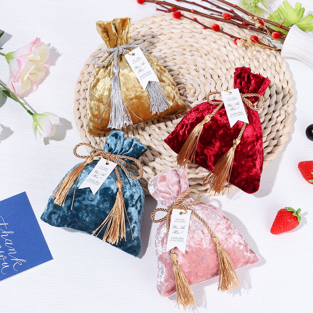Sac à pompon en velours avec c - Jewelry Making Organizer Box avis et prix