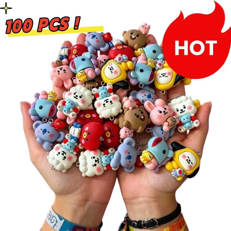 Breloques en résine BT21, 7 pi - Jewelry Making Designs avis et prix