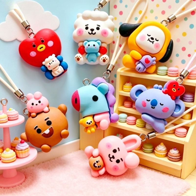 Breloques en résine BT21, 7 pi - Jewelry Making Designs avis et prix