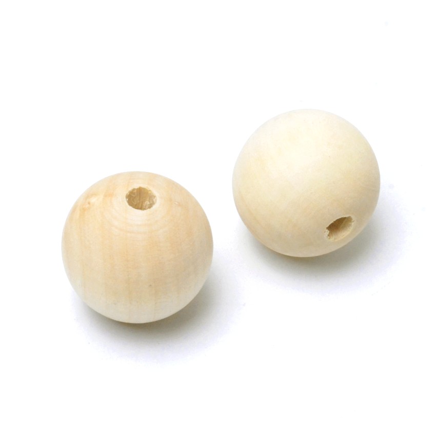 Perles rondes en bois naturel  - Jewelry Making 4 Year Old avis et prix