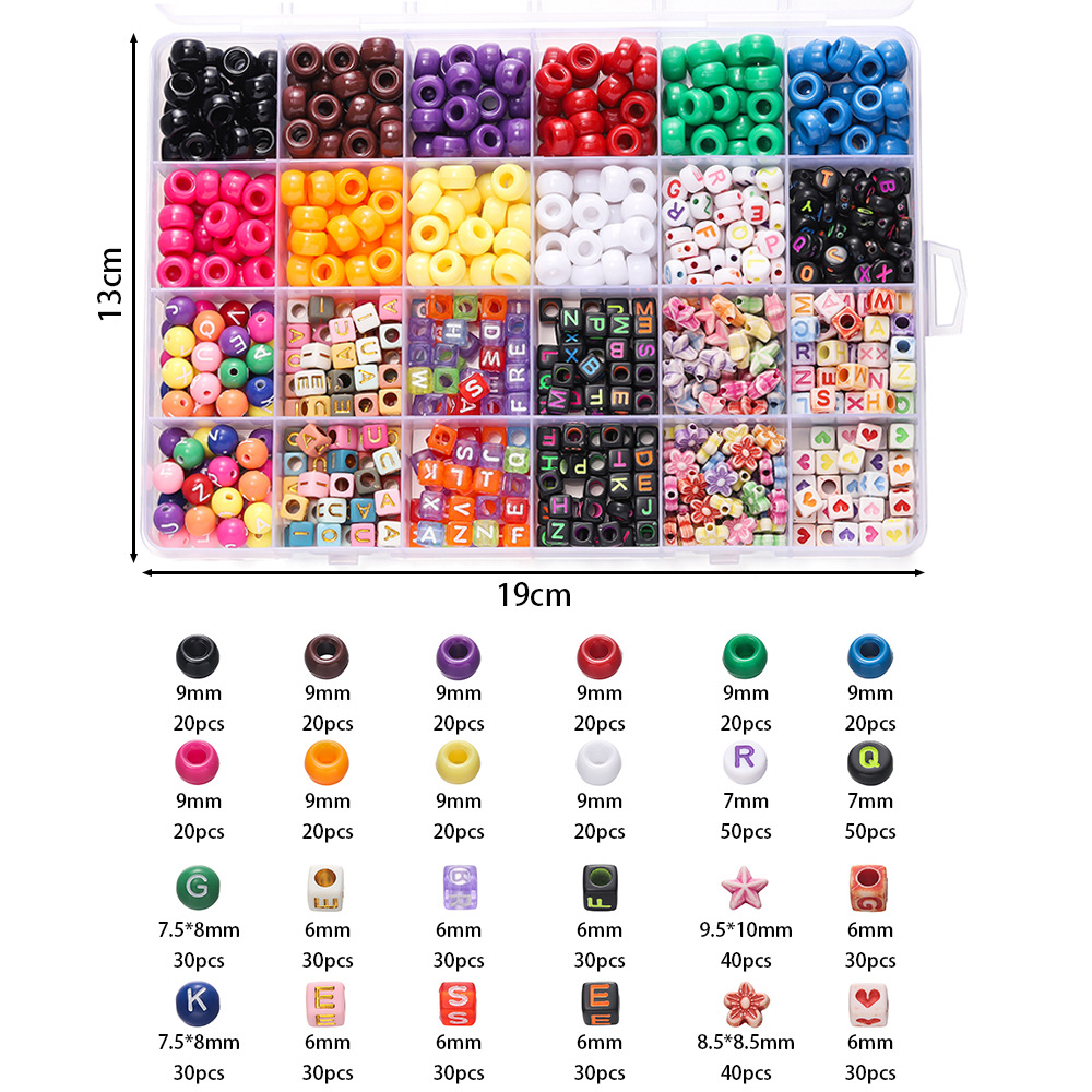 1 Boîte de Perles Acryliques C - Jewelry Making Organizer Box avis et prix